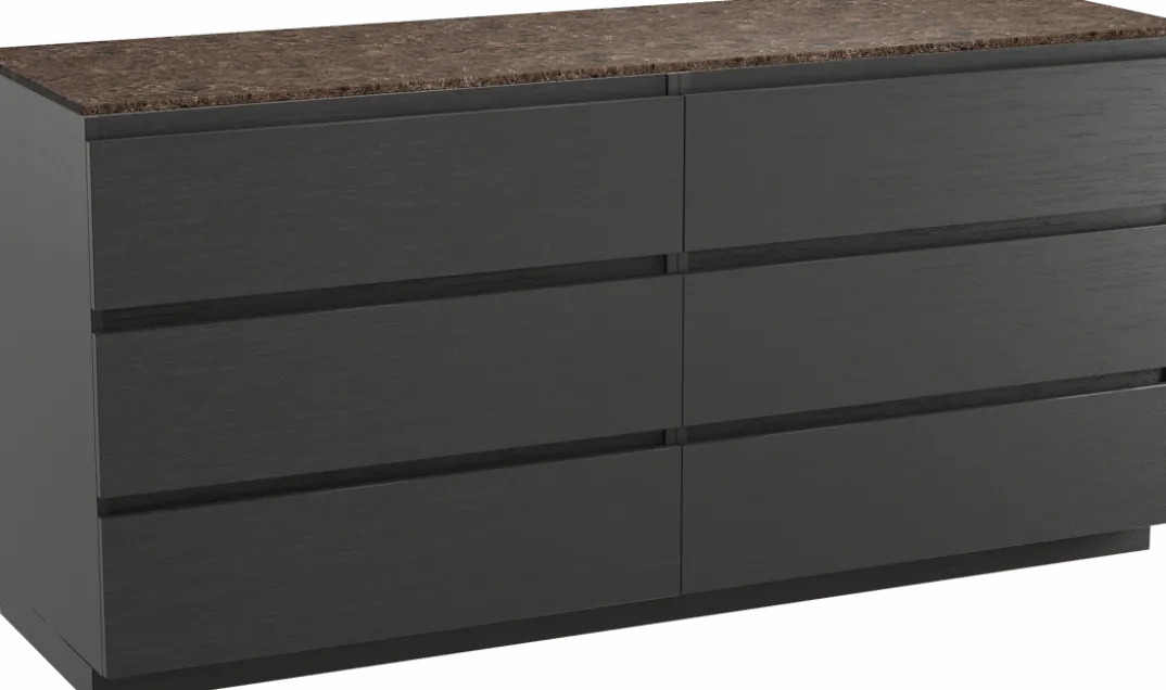 Balmani Lucida badkamermeubel met Stretto wastafelblad voor waskom(men)