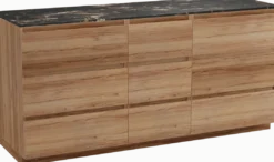 Balmani Lucida badkamermeubel met Stretto wastafelblad voor waskom(men)
