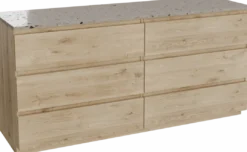 Balmani Lucida badkamermeubel met Stretto wastafelblad voor waskom(men)