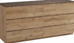 Balmani Lucida badkamermeubel met Stretto wastafelblad voor waskom(men)
