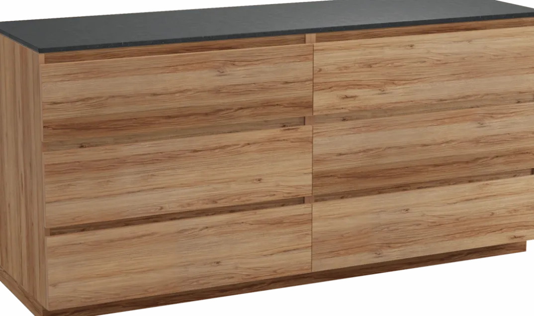 Balmani Lucida badkamermeubel met Stretto wastafelblad voor waskom(men)