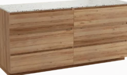 Balmani Lucida badkamermeubel met Stretto wastafelblad voor waskom(men)