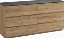 Balmani Lucida badkamermeubel met Stretto wastafelblad voor waskom(men)