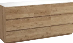 Balmani Lucida badkamermeubel met Stretto wastafelblad voor waskom(men)