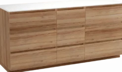 Balmani Lucida badkamermeubel met Stretto wastafelblad voor waskom(men)