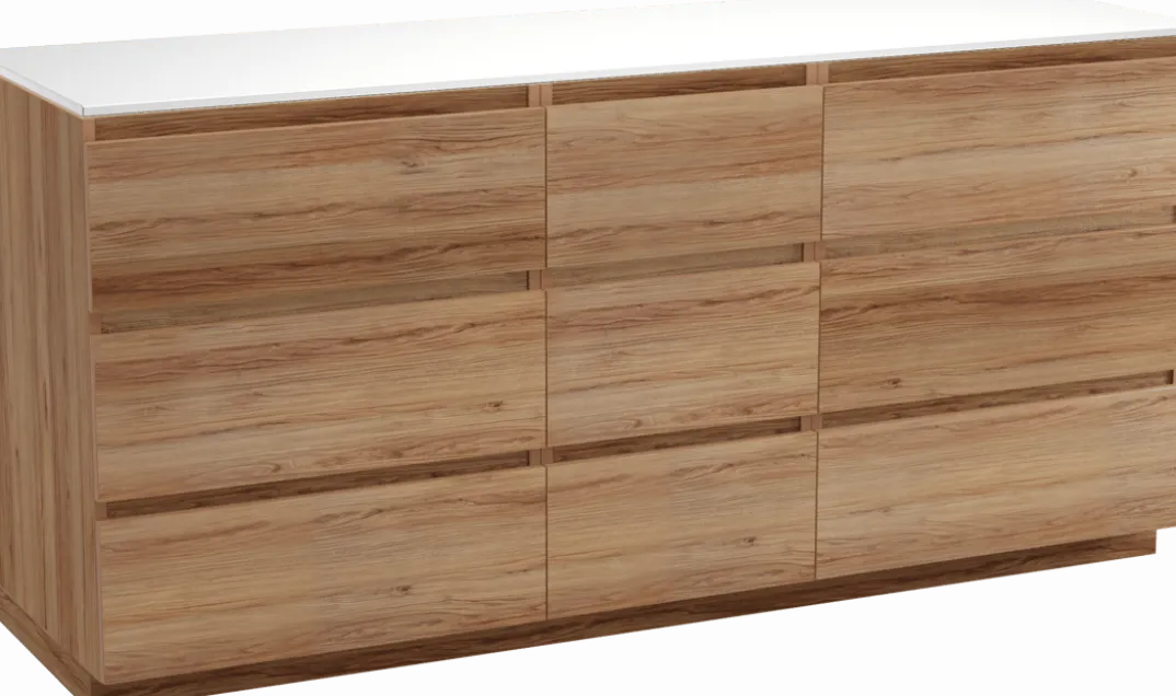 Balmani Lucida badkamermeubel met Stretto wastafelblad voor waskom(men)