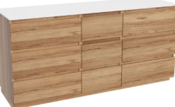 Balmani Lucida badkamermeubel met Stretto wastafelblad voor waskom(men)