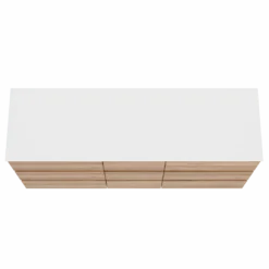 Balmani Lucida badkamermeubel met Stretto wastafelblad voor waskom(men)