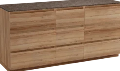 Balmani Lucida badkamermeubel met Stretto wastafelblad voor waskom(men)