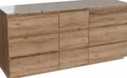 Balmani Lucida badkamermeubel met Stretto wastafelblad voor waskom(men)