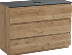 Balmani Lucida badkamermeubel met Facetta wastafelblad voor waskom(men)