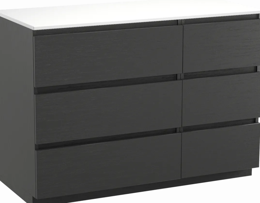 Balmani Lucida badkamermeubel met Stretto wastafelblad voor waskom(men)