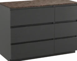 Balmani Lucida badkamermeubel met Stretto wastafelblad voor waskom(men)