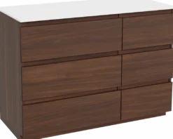 Balmani Lucida badkamermeubel met Stretto wastafelblad voor waskom(men)