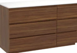 Balmani Lucida badkamermeubel met Stretto wastafelblad voor waskom(men)
