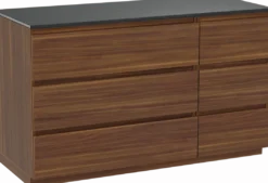 Balmani Lucida badkamermeubel met Stretto wastafelblad voor waskom(men)