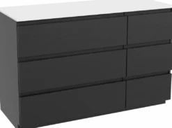 Balmani Lucida badkamermeubel met Stretto wastafelblad voor waskom(men)