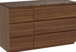 Balmani Lucida badkamermeubel met Stretto wastafelblad voor waskom(men)