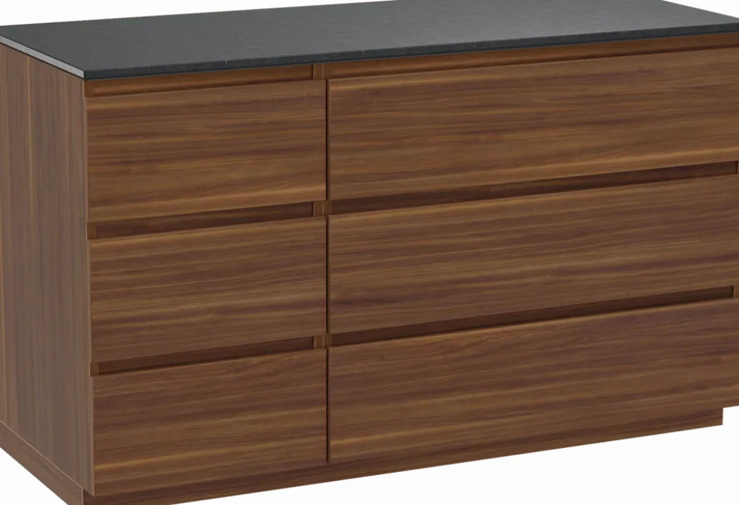 Balmani Lucida badkamermeubel met Stretto wastafelblad voor waskom(men)