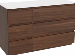 Balmani Lucida badkamermeubel met Stretto wastafelblad voor waskom(men)