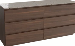 Balmani Lucida badkamermeubel met Stretto wastafelblad voor waskom(men)