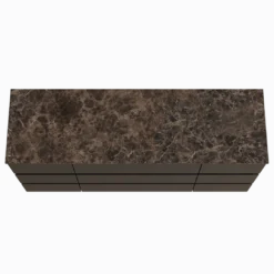 Balmani Lucida badkamermeubel met Stretto wastafelblad voor waskom(men)