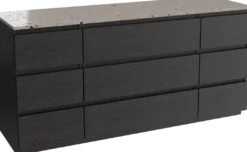 Balmani Lucida badkamermeubel met Stretto wastafelblad voor waskom(men)
