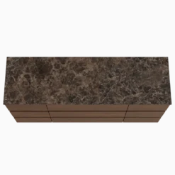 Balmani Lucida badkamermeubel met Stretto wastafelblad voor waskom(men)