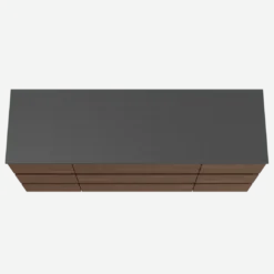 Balmani Lucida badkamermeubel met Stretto wastafelblad voor waskom(men)