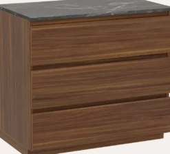 Balmani Lucida badkamermeubel met Stretto wastafelblad voor waskom(men)