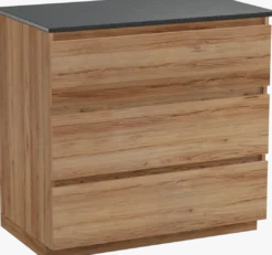 Balmani Lucida badkamermeubel met Stretto wastafelblad voor waskom(men)