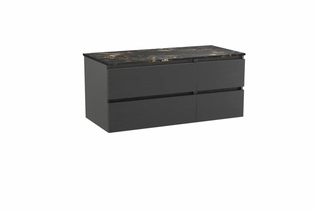 Balmani Lucida badkamermeubel met Stretto wastafelblad voor waskom(men)