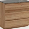 Balmani Lucida badkamermeubel met Stretto wastafelblad voor waskom(men)