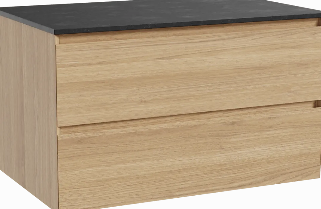 Balmani Mitra badkamermeubel met Stretto wastafelblad voor waskom(men)
