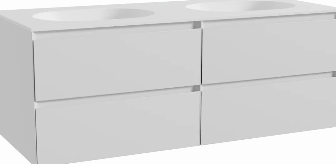 Balmani Mitra badkamermeubel met Tablo Oval wastafel