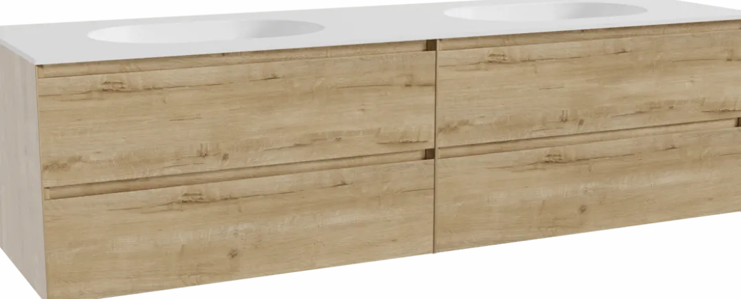 Balmani Mitra badkamermeubel met Tablo Oval wastafel