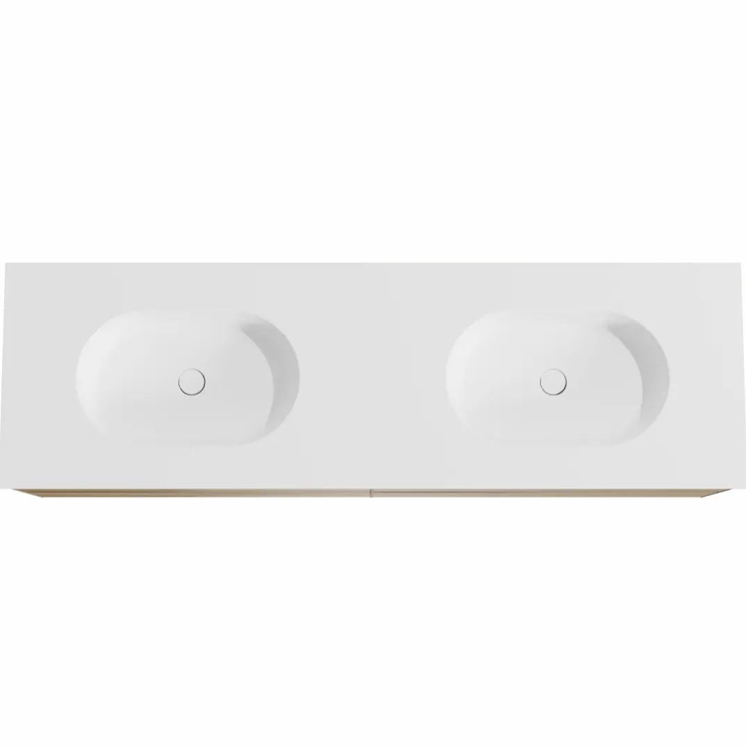 Balmani Mitra badkamermeubel met Tablo Oval wastafel