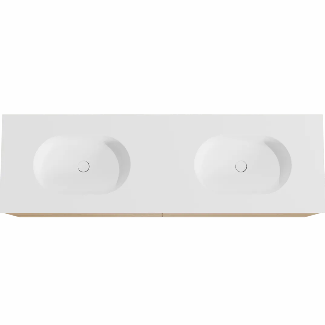 Balmani Mitra badkamermeubel met Tablo Oval wastafel