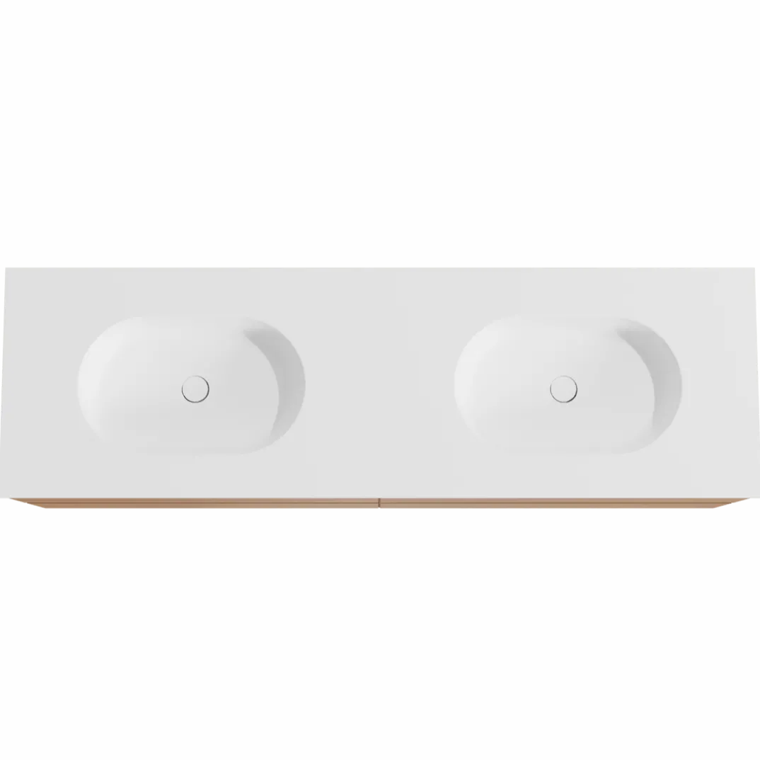 Balmani Mitra badkamermeubel met Tablo Oval wastafel