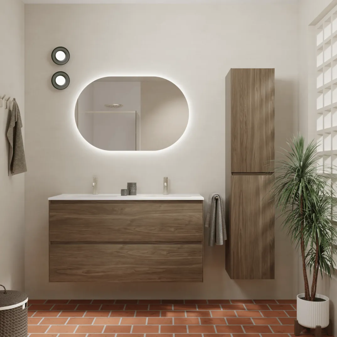 Balmani Mitra Compact badkamermeubel met Nostra wastafel