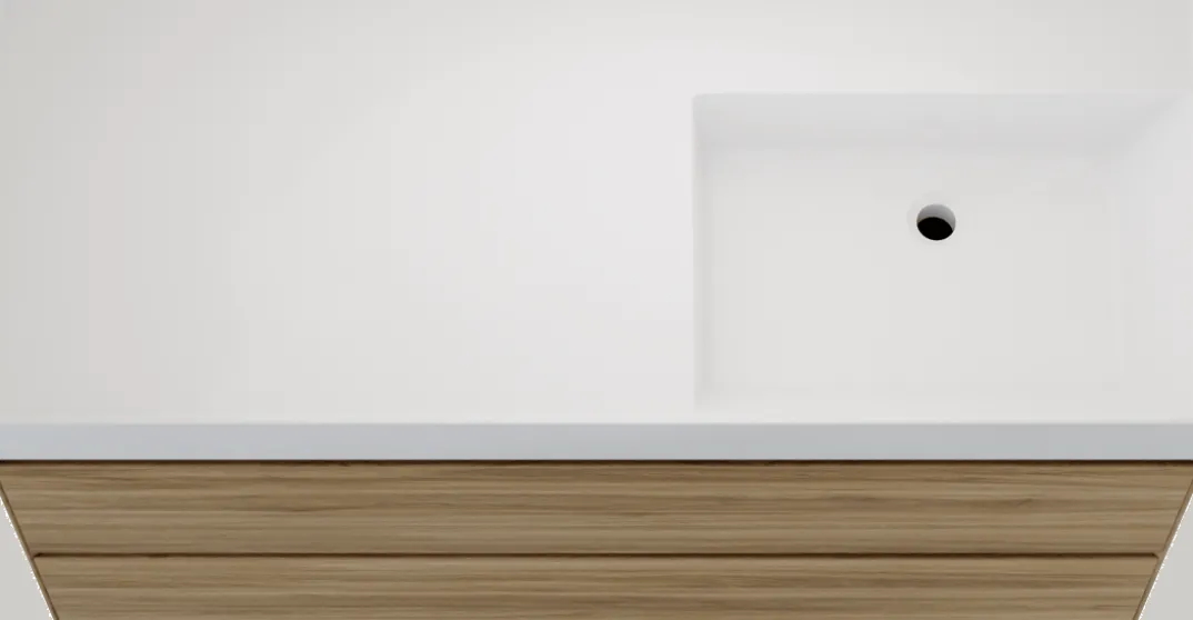Balmani Mitra Compact badkamermeubel met Argila wastafel