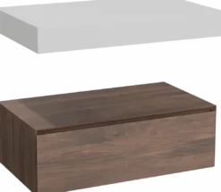 Balmani Mitra Elements badkamermeubel met Dominus wastafelblad voor waskom(men)