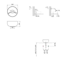 Balmani Mitra toiletmeubel met Facetta tablet