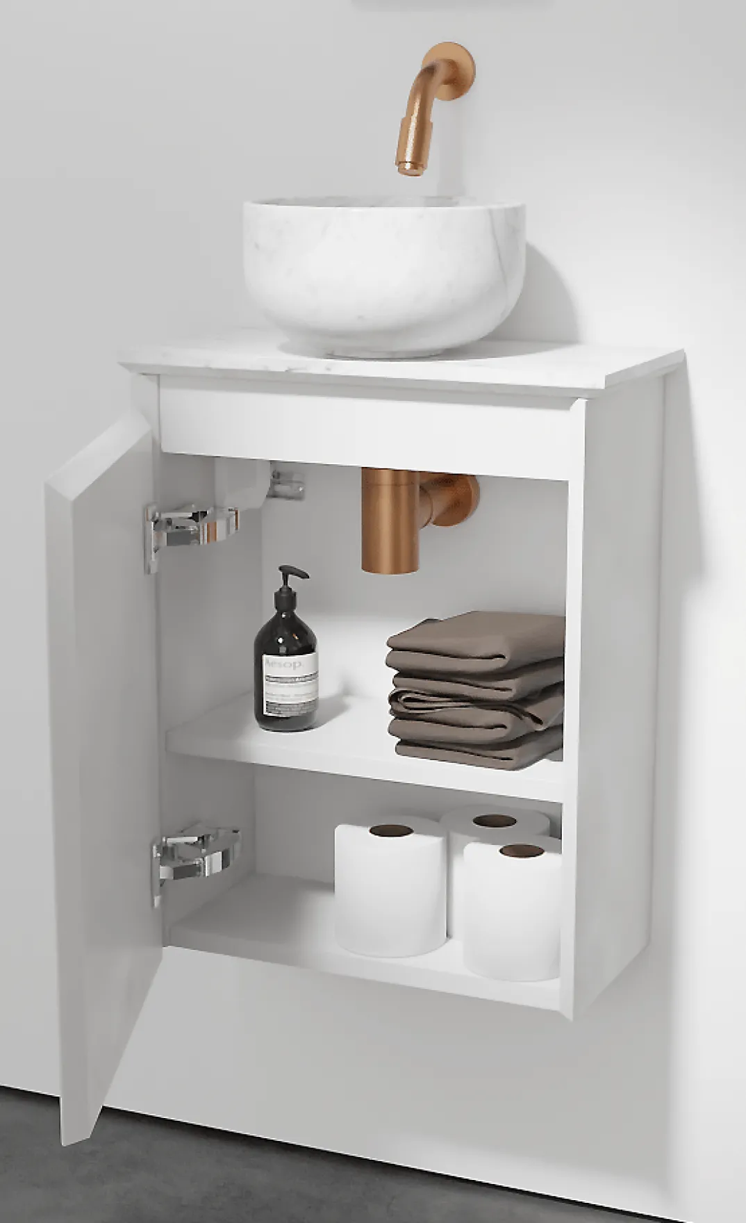 Balmani Mitra toiletmeubel met Facetta tablet