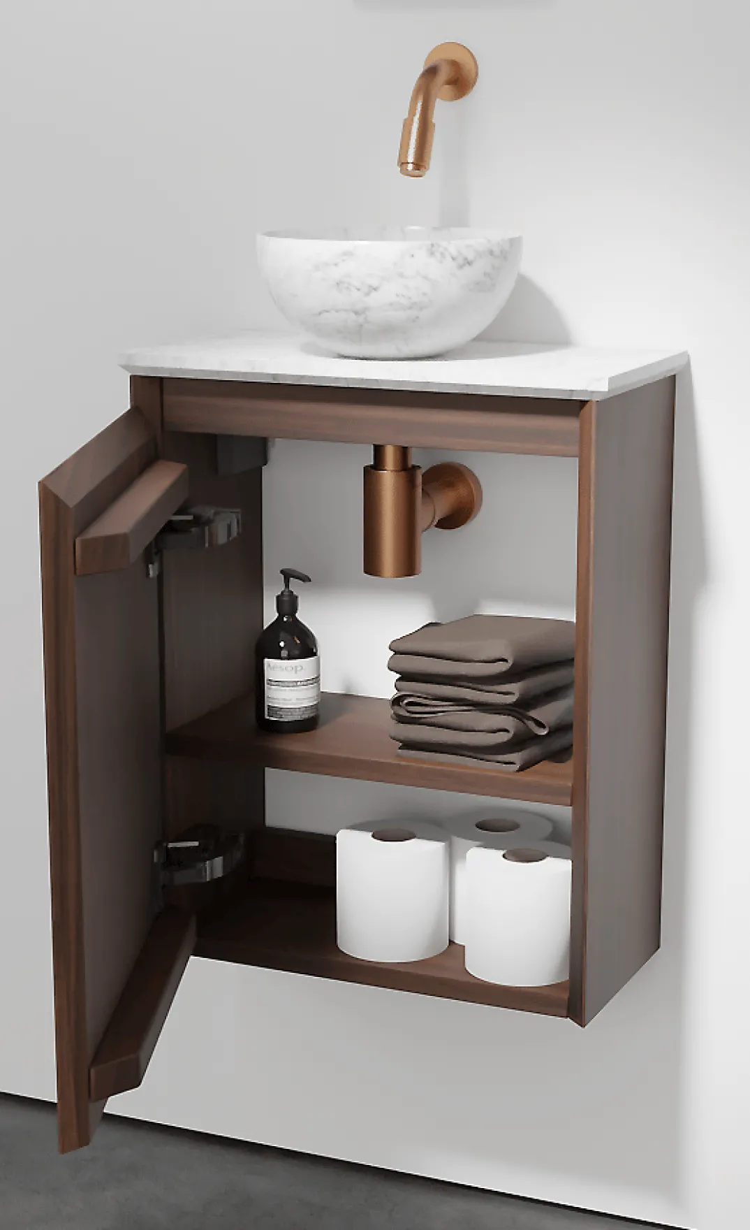 Balmani Mitra toiletmeubel met Facetta tablet