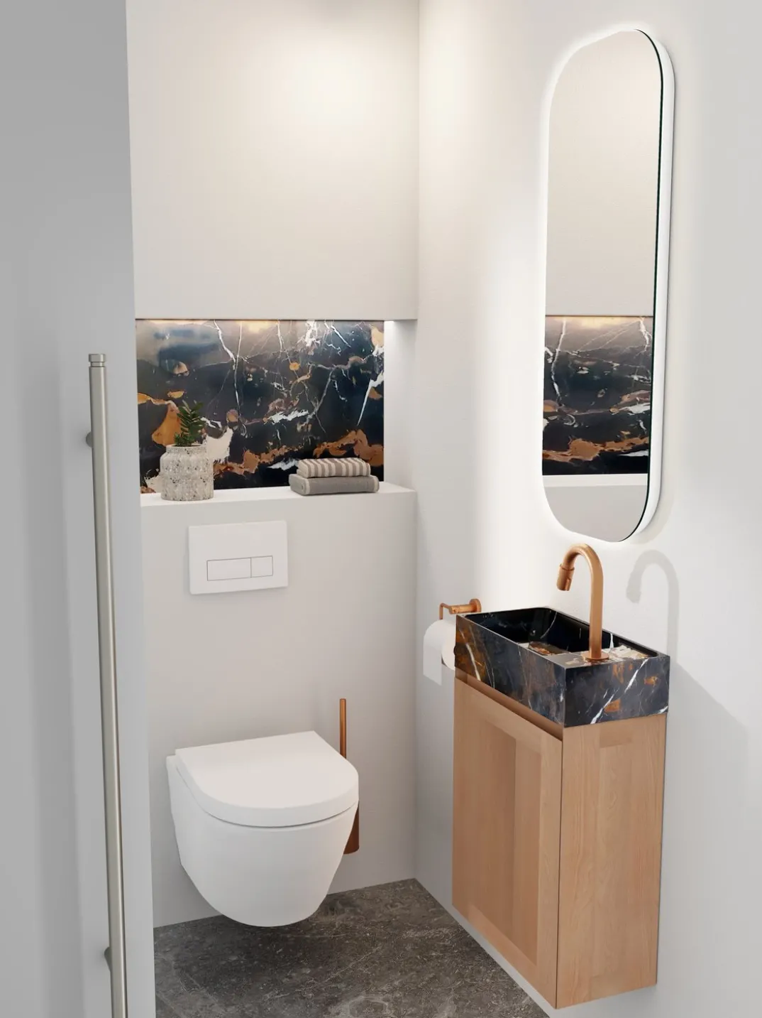 Balmani Mitra toiletmeubel met Dama wastafel