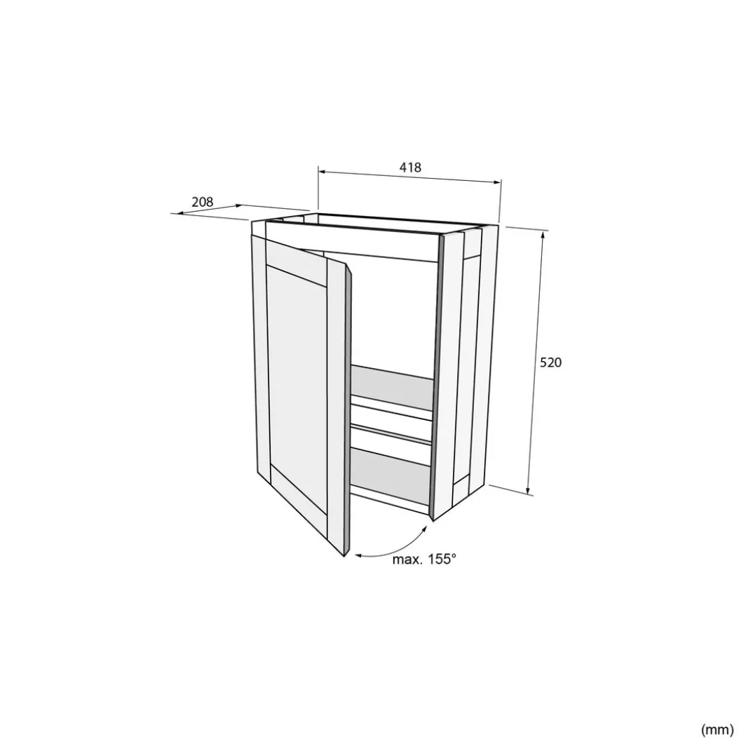 Balmani Mitra toiletmeubel met Dama wastafel