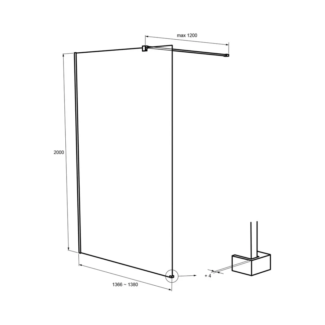 Balmani Modular inloopdouche