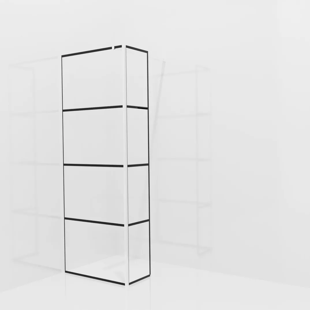 Balmani Modular inloopdouche met vaste zijwand