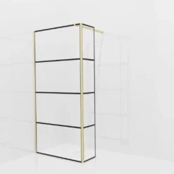 Balmani Modular inloopdouche met vaste zijwand